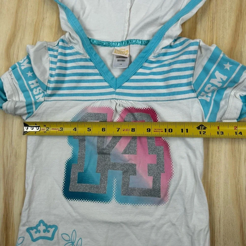 Disney High School Musical 2 Hoodie 7/8 Full‎ Zip Graphic Y2K VTG Rare